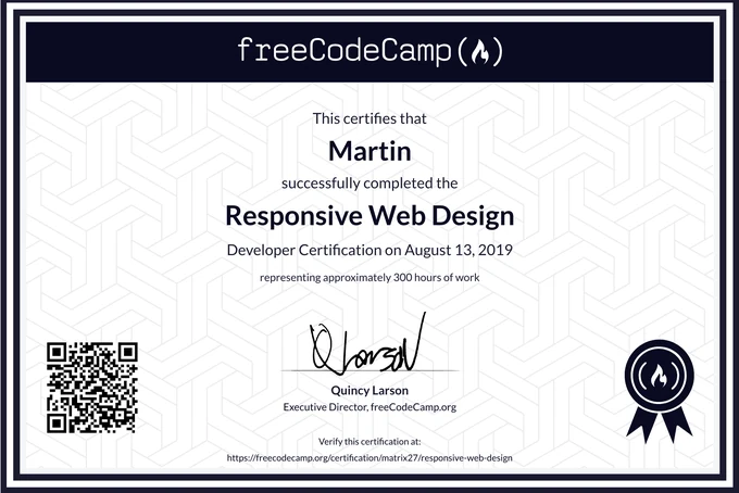 freeCodeCamp: Responsive Web Design