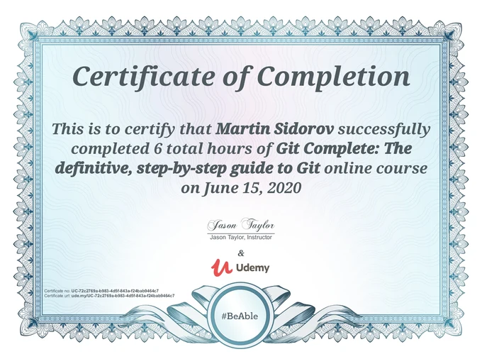 Udemy: Git Complete
